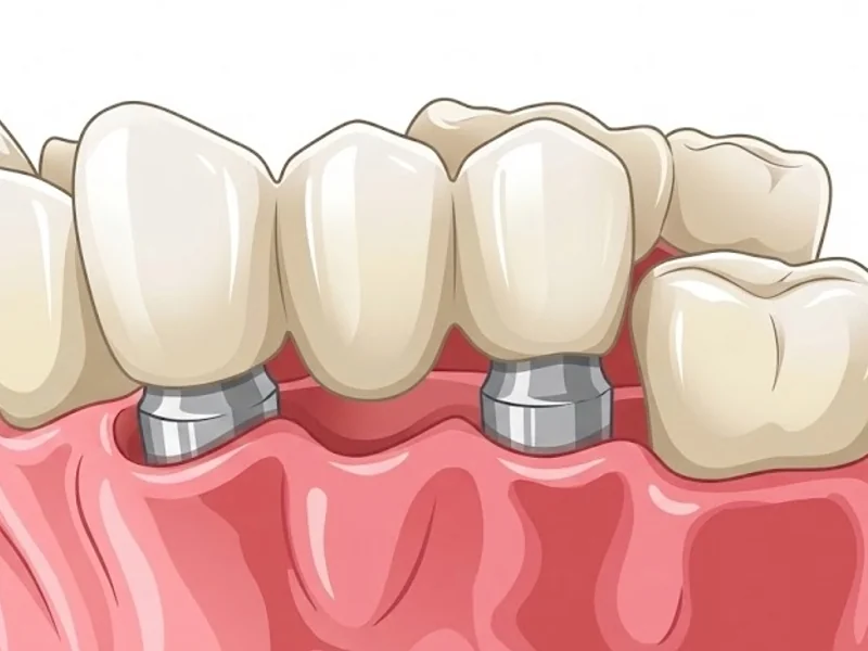Dental Bridge - Fixed prosthesis to replace missing teeth