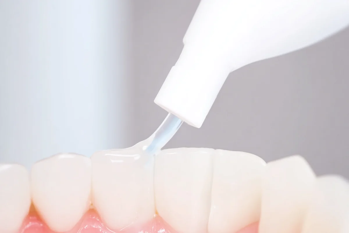 Fluoride Application - Professional fluoride treatment for cavity prevention