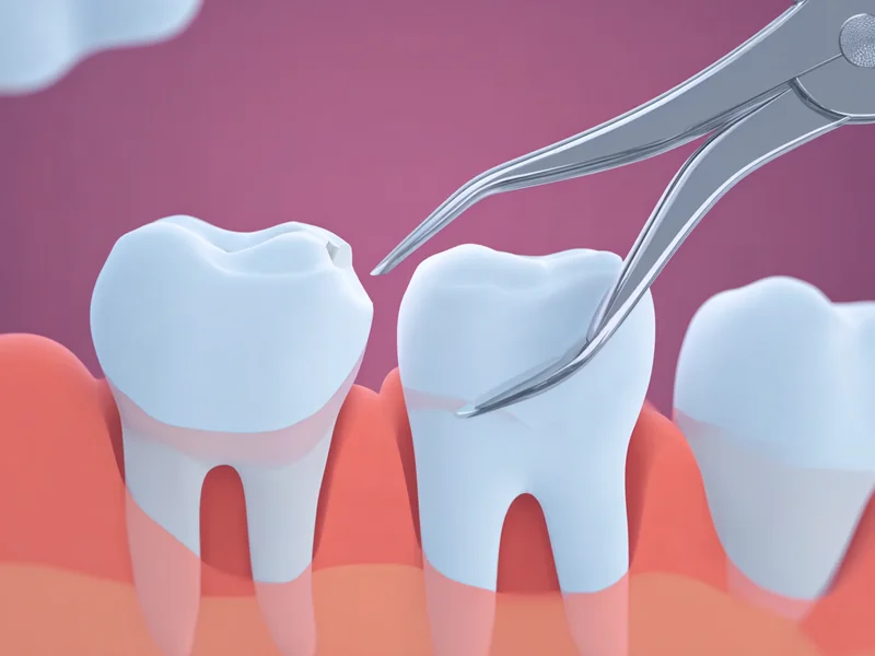 General Tooth Extraction - Safe removal of non-restorable teeth