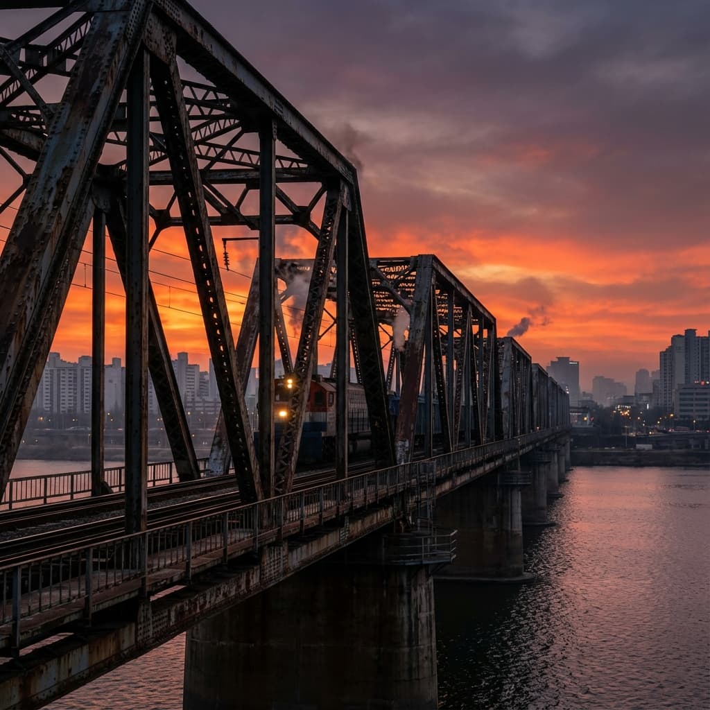 K-Pop Demon Hunters Spot #6: Hangang Railway Bridge