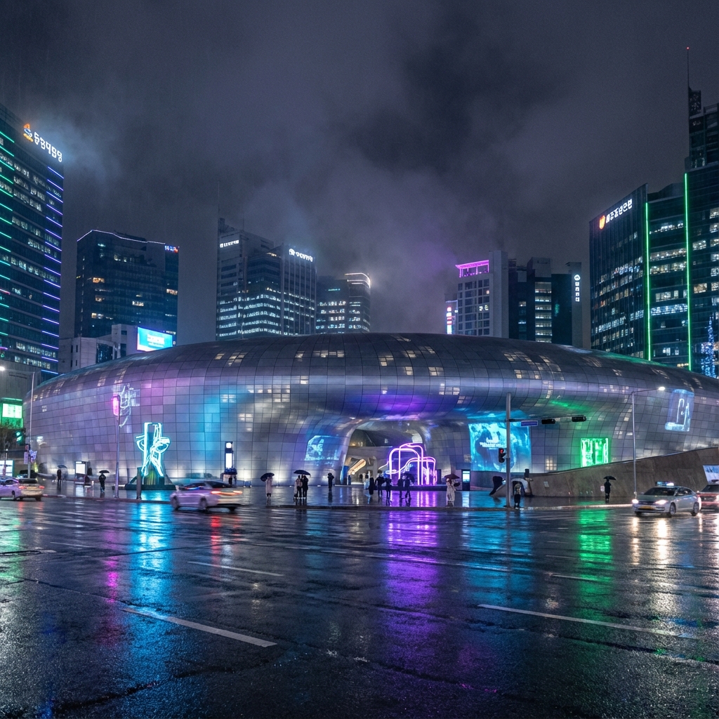 Фотореалистичный ночной вид DDP